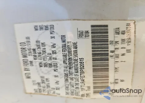 2011 Ford Ranger Super Cab from USA, damaged, VIN 1FTLR4FE7BPB20515